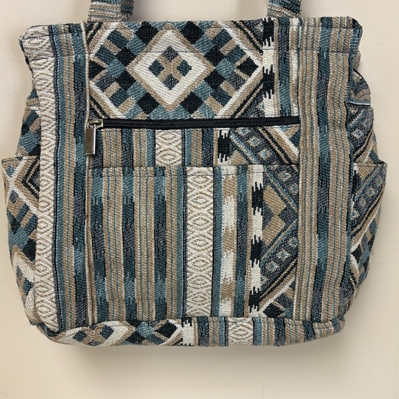 Canyon Sky - A Southern Inspiration - Fabric Shoulder Bag Double Strap Aztec - Picture 3 of 9